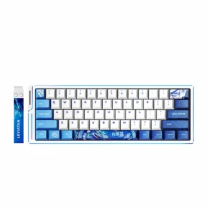 Teclado ATK/LEVIATAN- EDGE63  LEV  HE ULTIMATE Magnetic (cable) - Gateron Jade Gaming - White